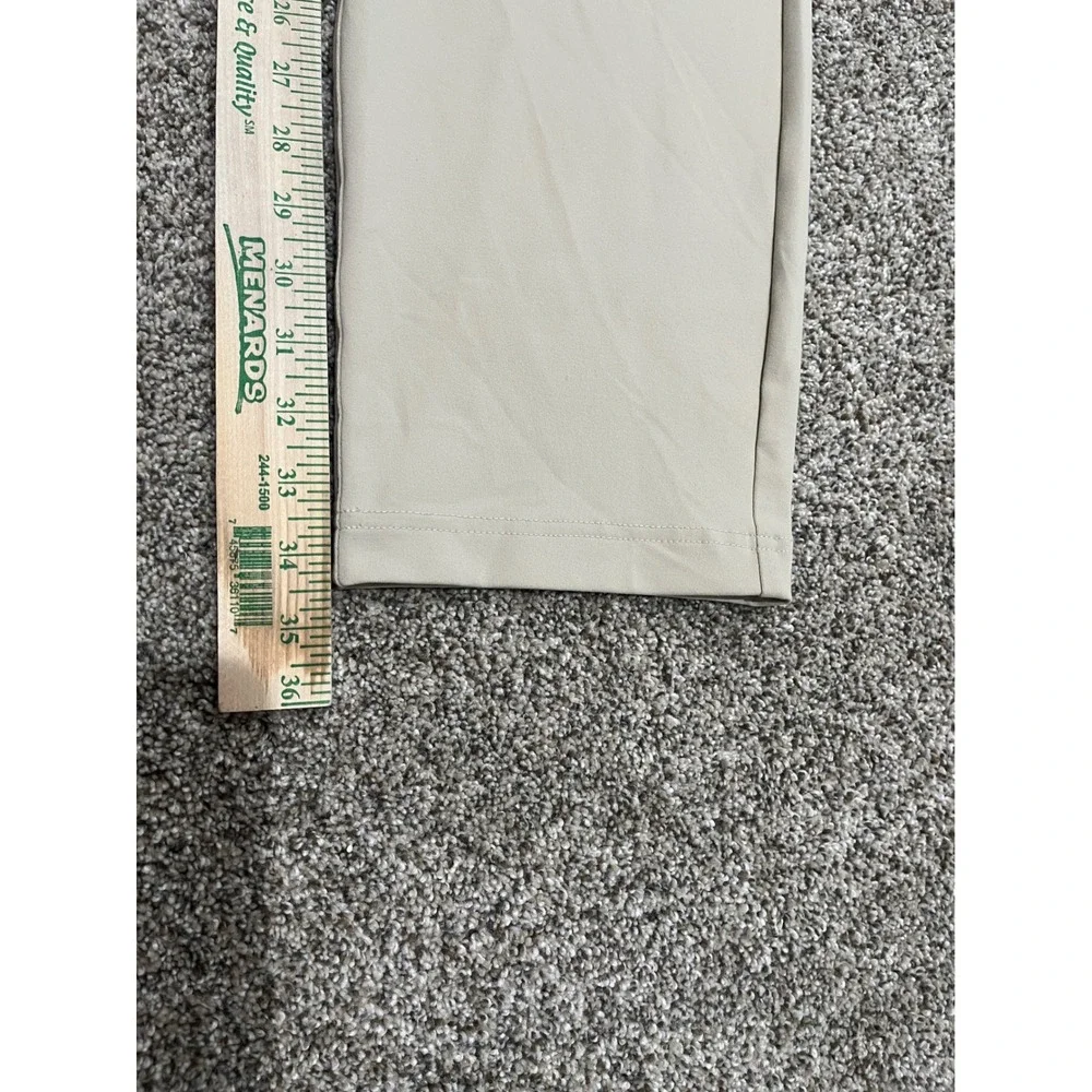 NOBULL Mens Lightweight Performance Chino Pants Sand Beige ACTUAL 38x34 Stretch